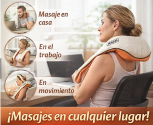 Masajeador Cervical Cuello y Hombros con infrarrojo